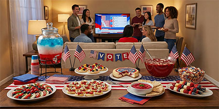 10 Red, White, and Blue Snacks and Drinks for Election Day