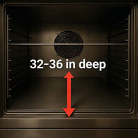 Commercial Bakery Depth Convection Oven (32-36 inches deep)