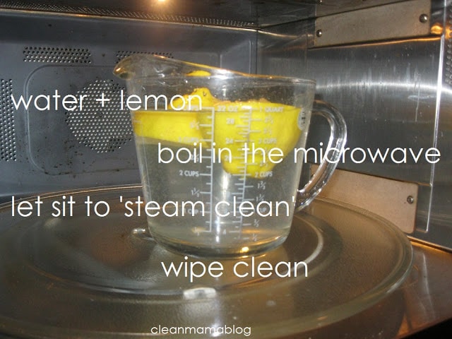 Hack #79: Clean your microwave with water and lemon