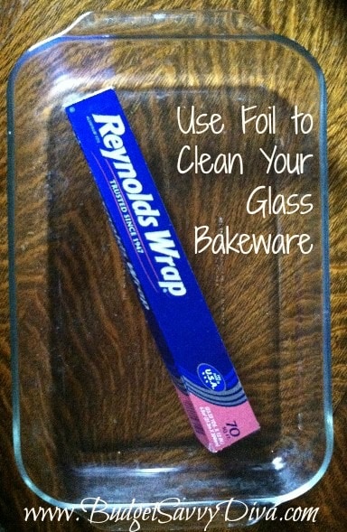Hack #90: Use aluminum foil as a glass scrubber