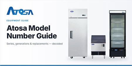 Atosa Model Number Guide