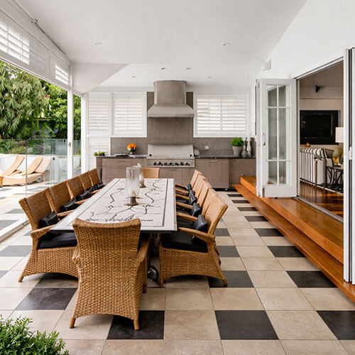 Beach Style Outdoor Kitchen - Brisbane