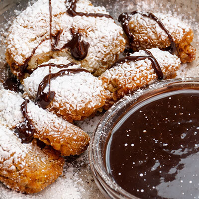 Chocolate Covered Fried Pickles on a Stick