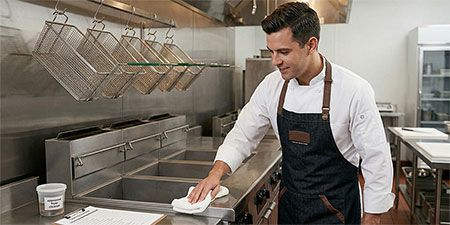 Cleaning a Commercial Fryer