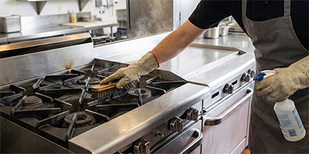 Commercial Range Cleaning Guide: Daily Routine + Deep Clean Checklist