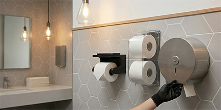 Commercial Toilet Paper Dispensers and Holders
