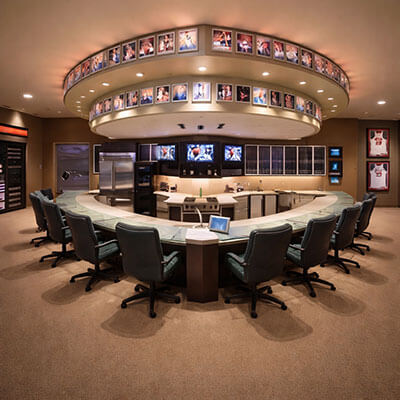 Contemporary Man Cave Kitchen - Dallas