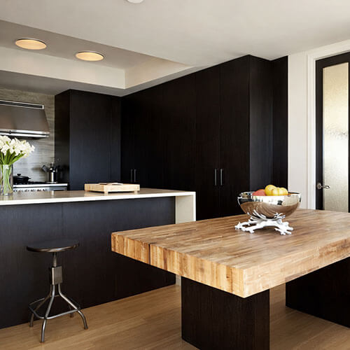 Contemporary Sleek Kitchen, New York City