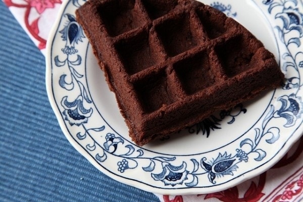 Hack #96: Use your waffle iron to make waffle brownies