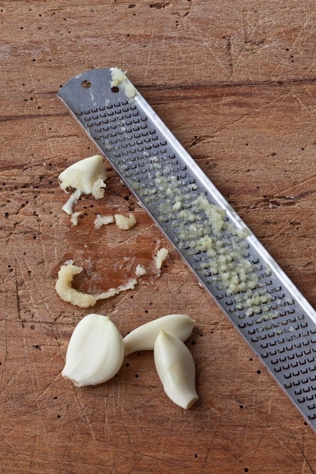 Hack #101: Use a micro plane to grate ginger or garlic