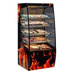 Floor-Standing Heated Display Case