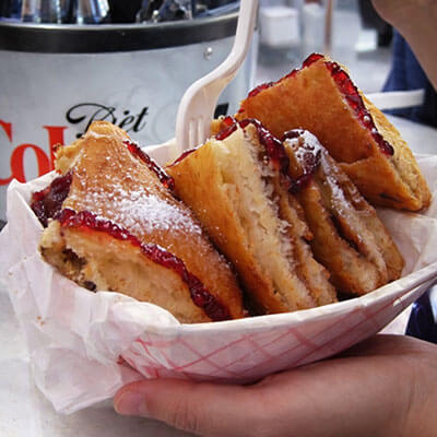 Fried Peanut Butter and Jelly