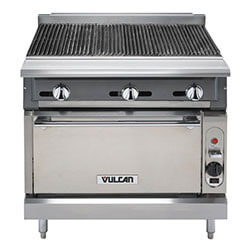 Range-Integrated Charbroiler