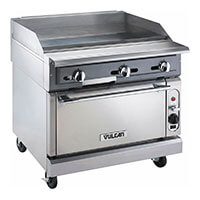 Commercial Gas Range with Griddles