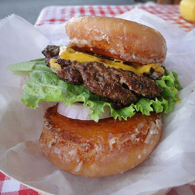 Glazed Donut Burger