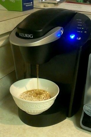 Hack #102: Use your Keurig coffee maker to make oatmeal or soup