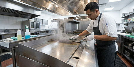 How to Clean a Commercial Griddle