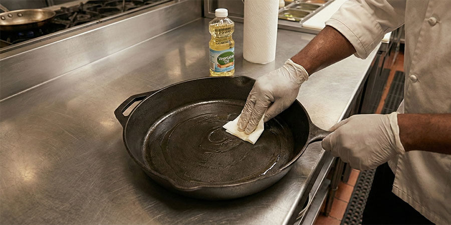 Seasoning Cast Iron Pan