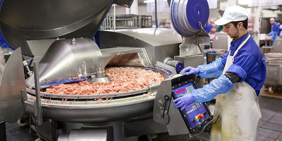 Industrial Meat Grinder In Action.640d40ec5fed0 