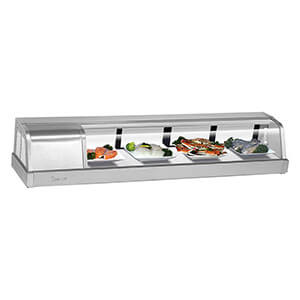 Left Mount Sushi Display Case