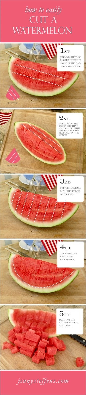 Hack #26: Another perfect way to cut a watermelon