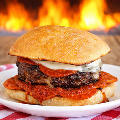 Meat Lover’s Pizza Burger