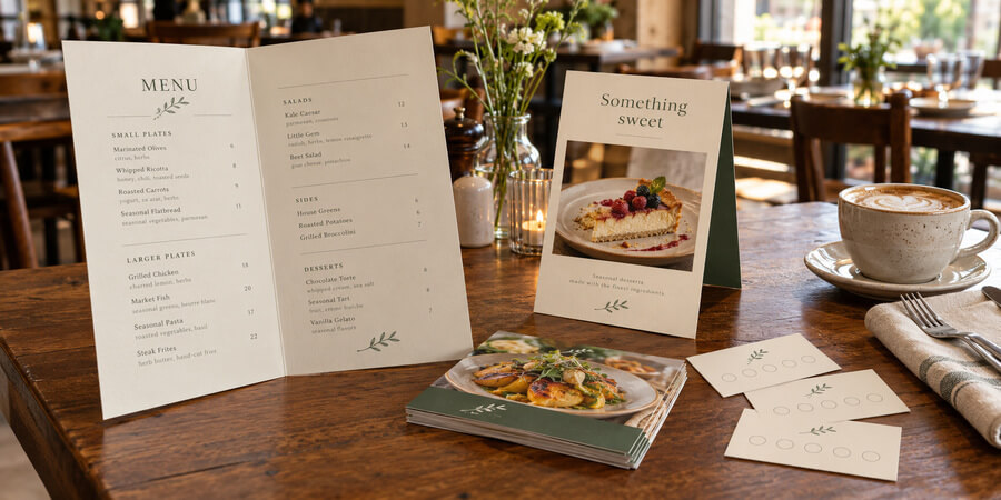 Restaurant Printed Promotional Materials Guide