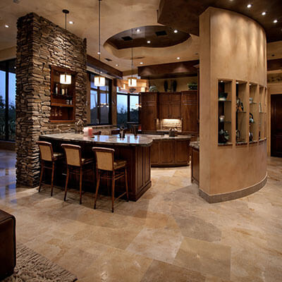 Southwestern Man Cave Kitchen - Phoenix