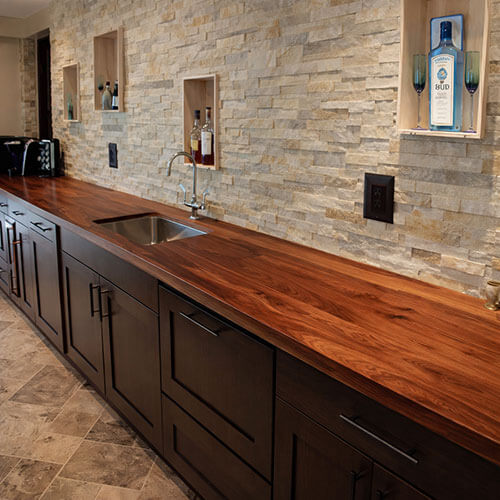 Walnut Countertop Kitchen, Atlanta