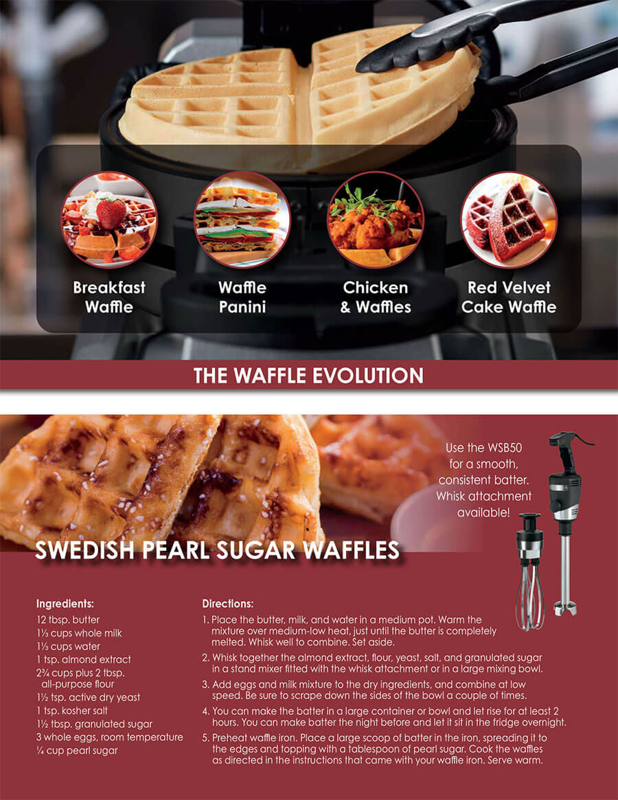 Waring WWD180X Single Classic Waffle Maker