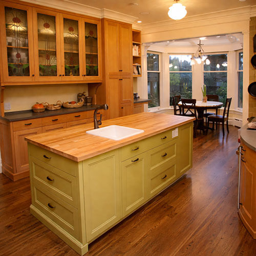 Warm Contemporary Kitchen, Seattle