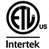 ETL Intertek Listed
