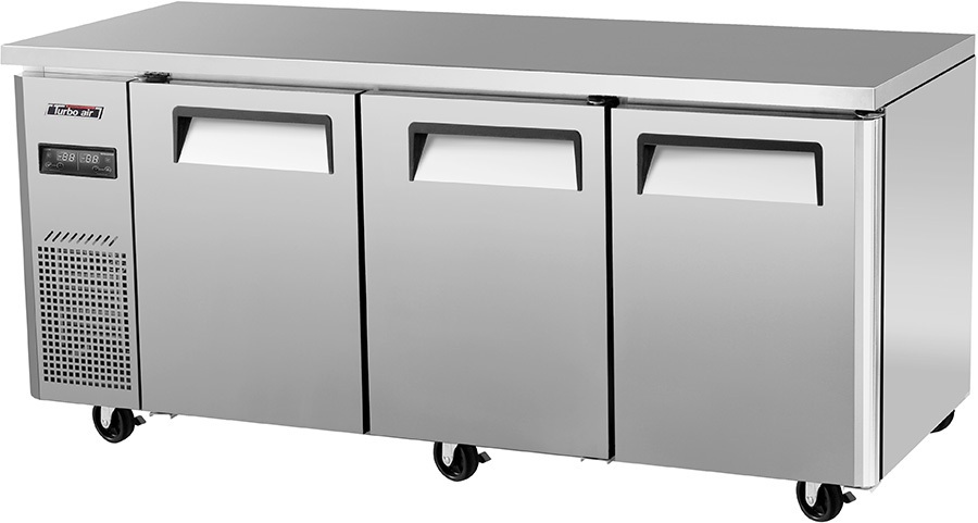 72 in Dual Temp Undercounter Refrigerator Turbo Air JURF-72-N