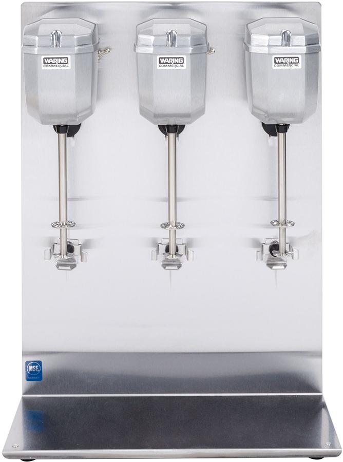 Waring DMC201DCA, Triple Spindle Milkshake Mixer, Freestanding