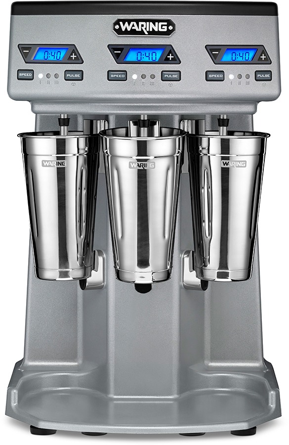 Waring WDM360TX, Triple Spindle Milkshake Mixer w/ Timer, Countertop