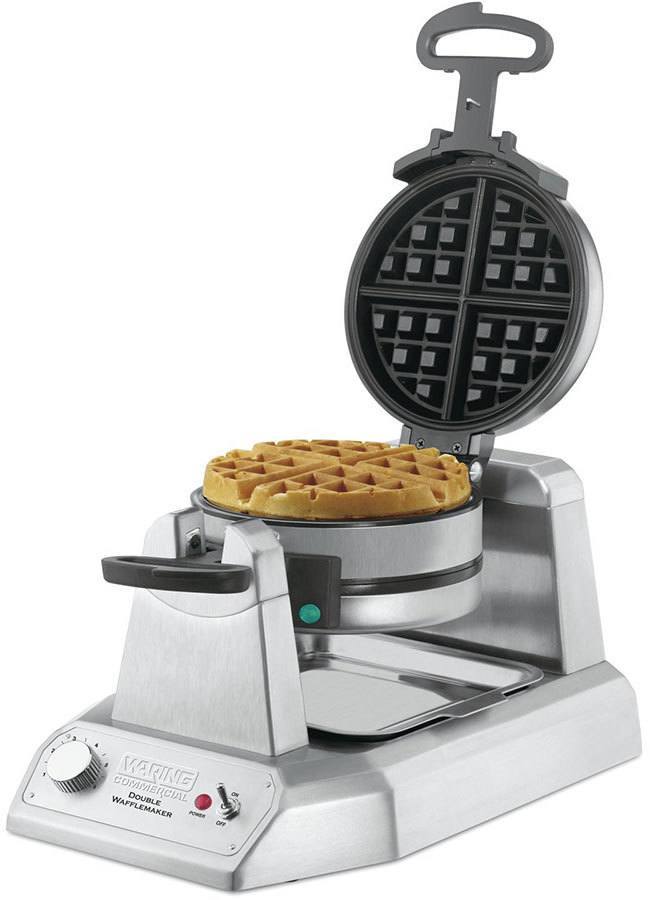 Waring WW200, 1,400 Watt Electric Waffle Maker / Iron, Double, 7