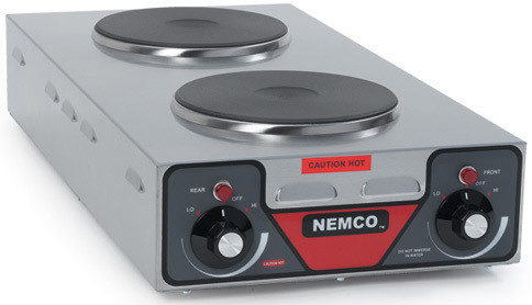 Nemco 6310 3 240 3 000 Watt Electric Countertop Range Double Burner