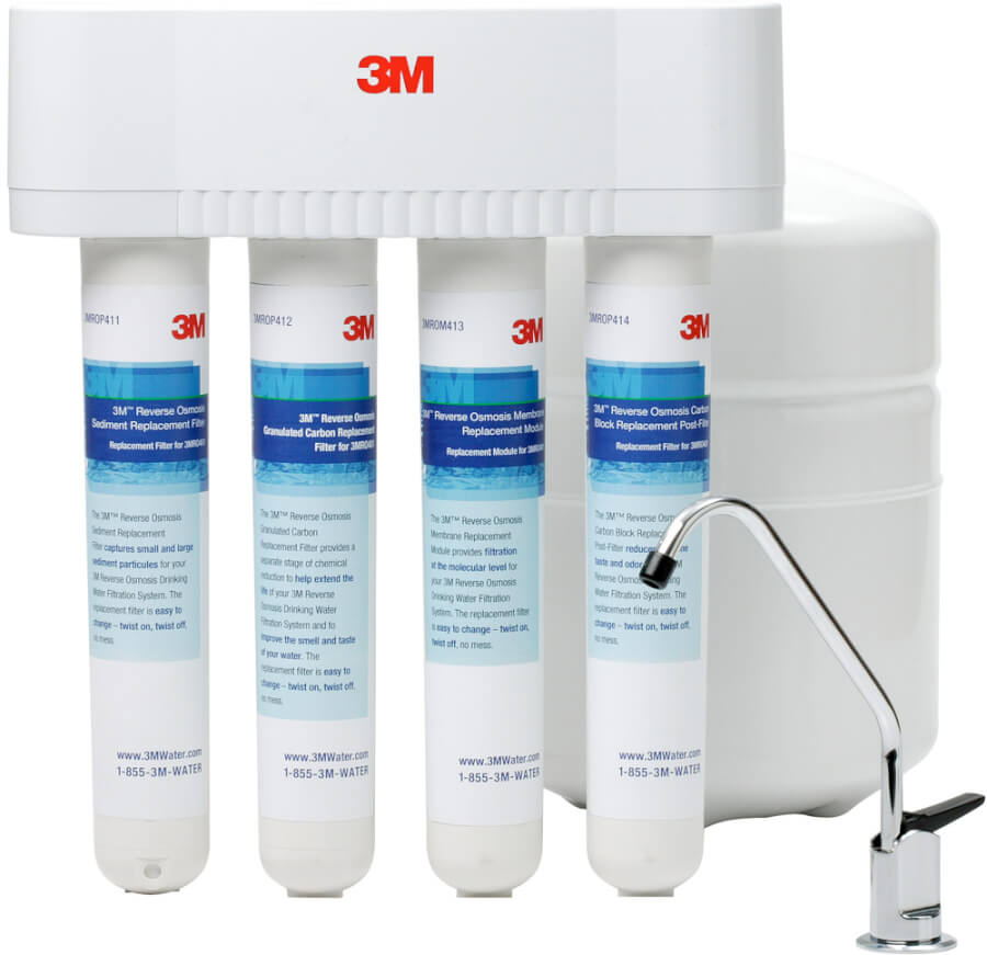 AquaPure by 3M™ 3MRO401, Under Sink Water Filter System, Level 2 Reverse Osmosis, 18.95 GPD