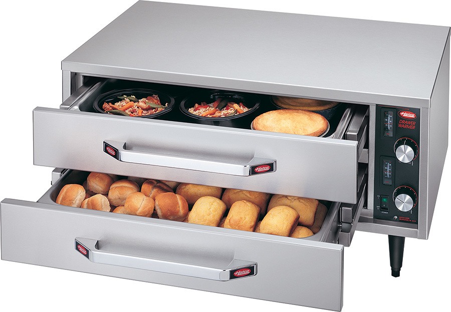 Hatco HDW1R2, 690 Watt Electric Food Warmer, 2 Drawer, Free Standing