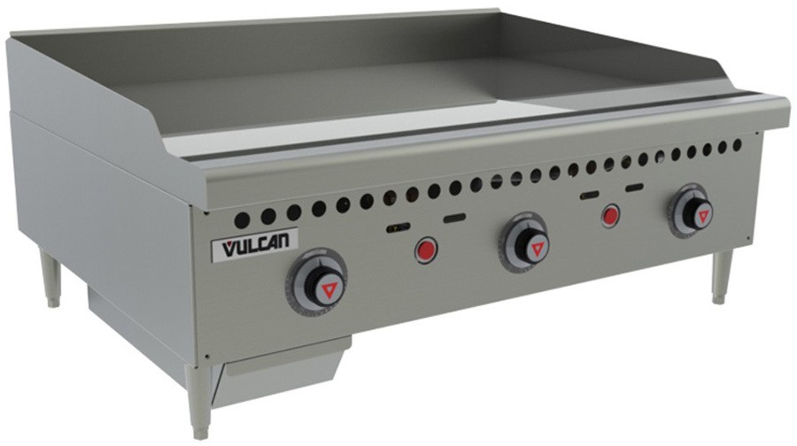 Vulcan Vcrg36 T1 75 000 Btu Gas Griddle Countertop Standard