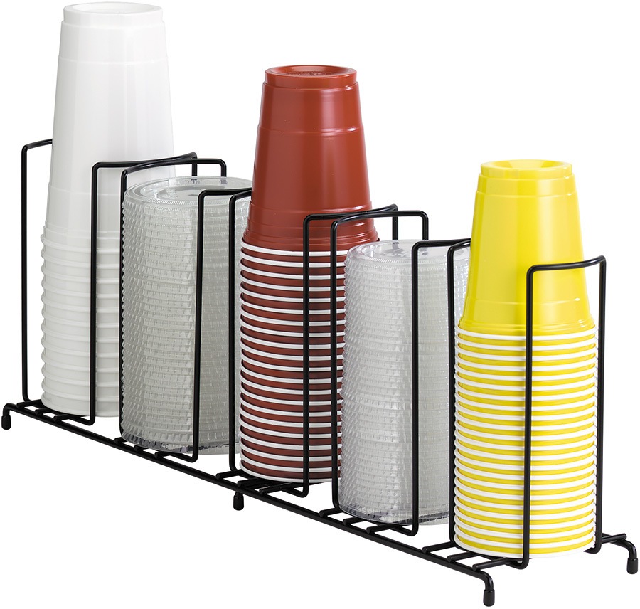 Dispense Rite Wr 5 8 44 Oz Cup Dispenser Rack Organizer 5 Section