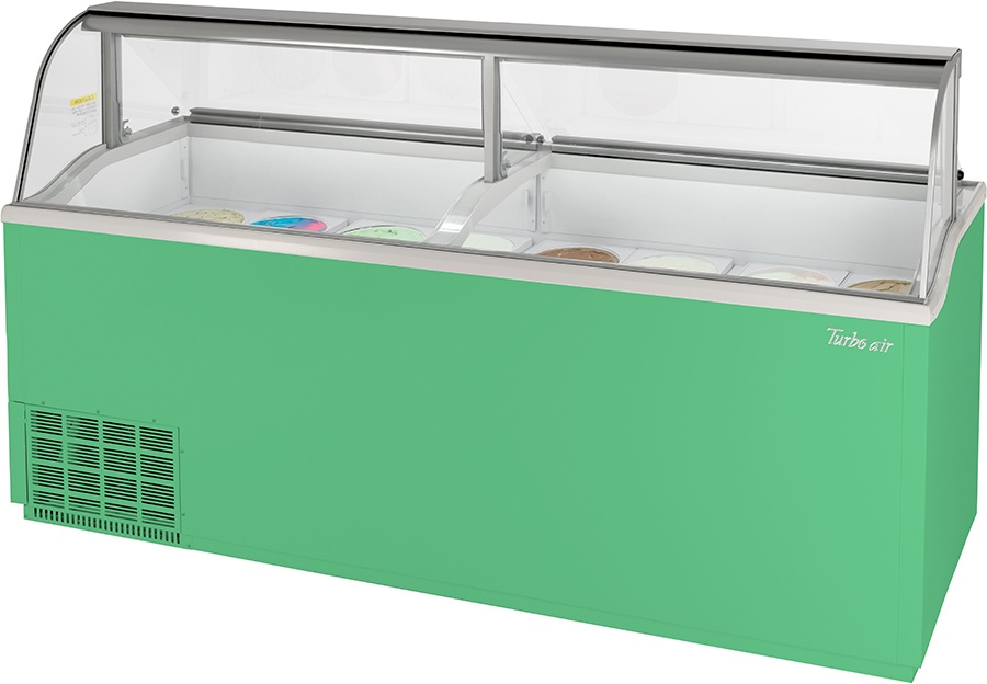 Turbo Air Tidc 91g N 89 Ice Cream Dipping Cabinet Green