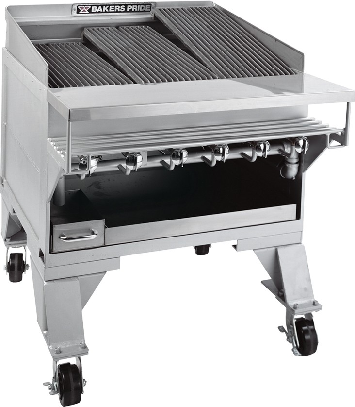 Bakers Pride CH6 Freestanding Gas Charbroiler