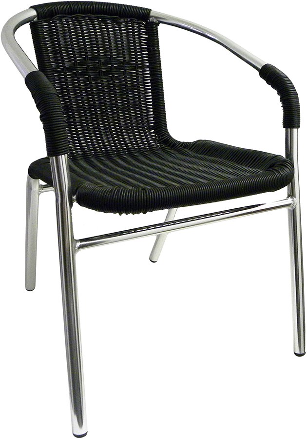 H D Commercial Seating 7024b Aluminum Frame Outdoor Patio Chair W Black Rattan Wicker Seat - Aluminum Frame Wicker Patio Chairs H D Commercial Seating 7024b Aluminum Frame Outdoor Patio Chair W Black Rattan Wicker Seat - Aluminum Frame Wicker Patio Chairs