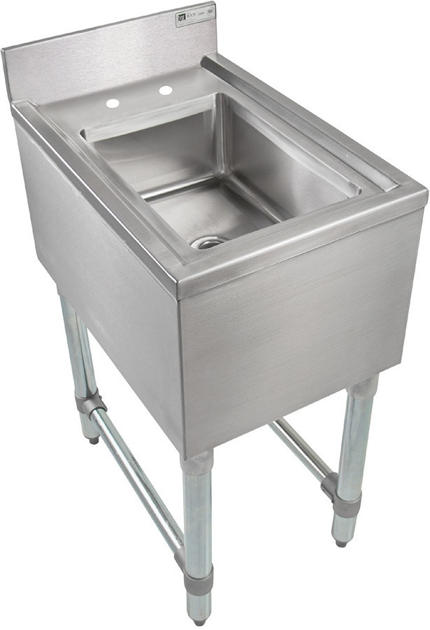 John Boos EUBDS1014X, 14" One Compartment Underbar Dump Sink