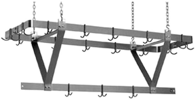 Eagle Group Cm132apr 124 Aluminum Ceiling Mounted Triple Bar Pot