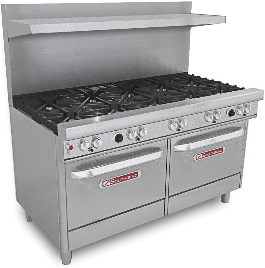 Southbend 4601DD2TR, 336,000 Btu Gas Heavy Duty Range, 6 Burner, 2