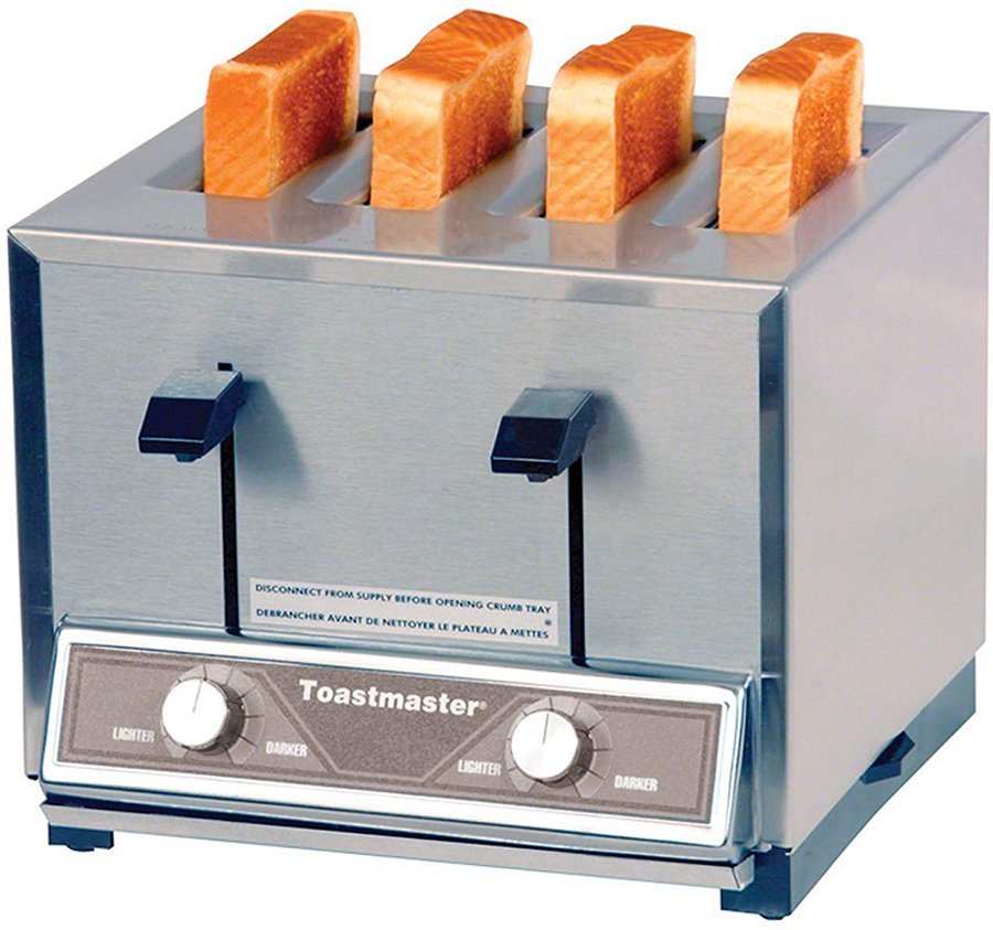 Toastmaster TP424, 2,600 Watt Commercial PopUp Toaster, 4 Slice