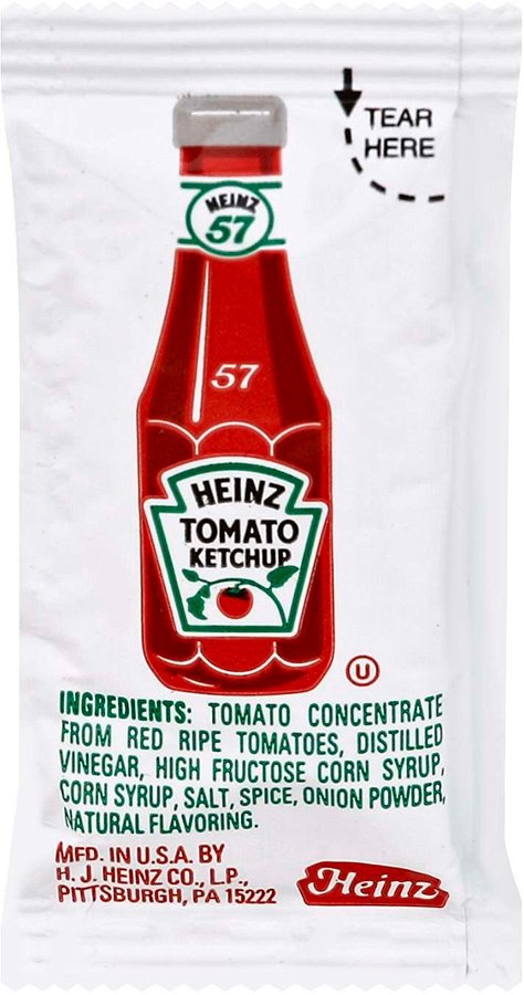 Heinz 10013000983201, 9 Gram Ketchup Portion Packet (200/Case)