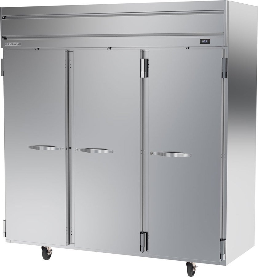 BeverageAir HFPS3HC1S, 78" 3 Solid Door ReachIn Freezer, Horizon Series